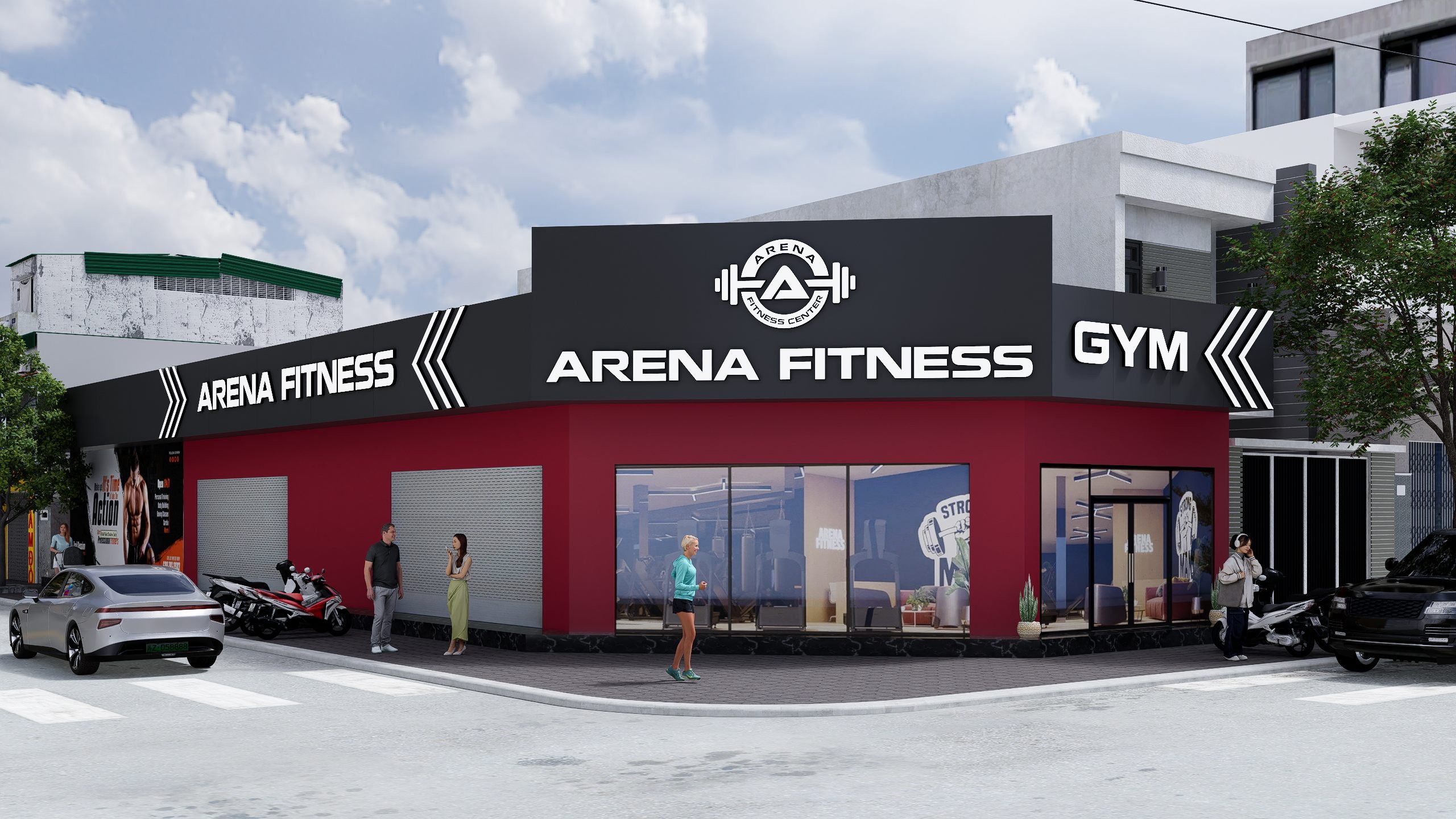 THIẾT KẾ PHÒNG TẬP GYM