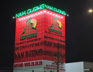 THI CÔNG BIỂN HIỆU ALU CÔNG TY CỔ PHẦN BẤT ĐỘNG SẢN NAM DƯƠNG CHI NHÁNH THUẬN AN