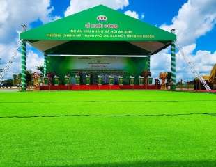 LỄ KHỞI CÔNG DỰ ÁN NHÀ Ở XÃ HỘI AN SINH CHÁNH MỸ