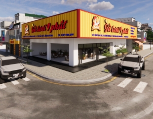 THIẾT KẾ BIỂN HIỆU QUÁN GÀ TƯƠI 9 PHÚT BÌNH DƯƠNG